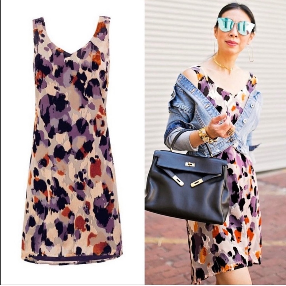 Cabi velvet burnout Radiant Dress size XS